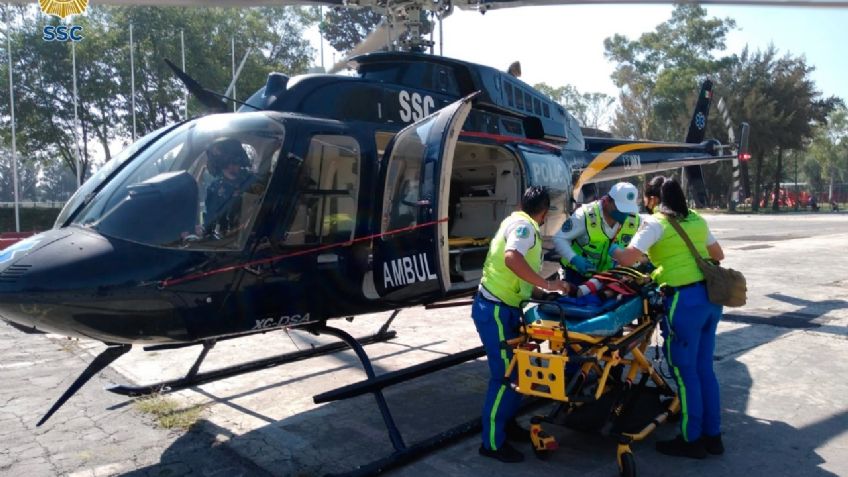 Entre la vida y la muerte: Niña es atropellada y trasladada en helicóptero para que médicos la salven