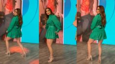 Cynthia Rodríguez derrite VLA con el nuevo 'Anitta Challenge' en vestido corto | VIDEO