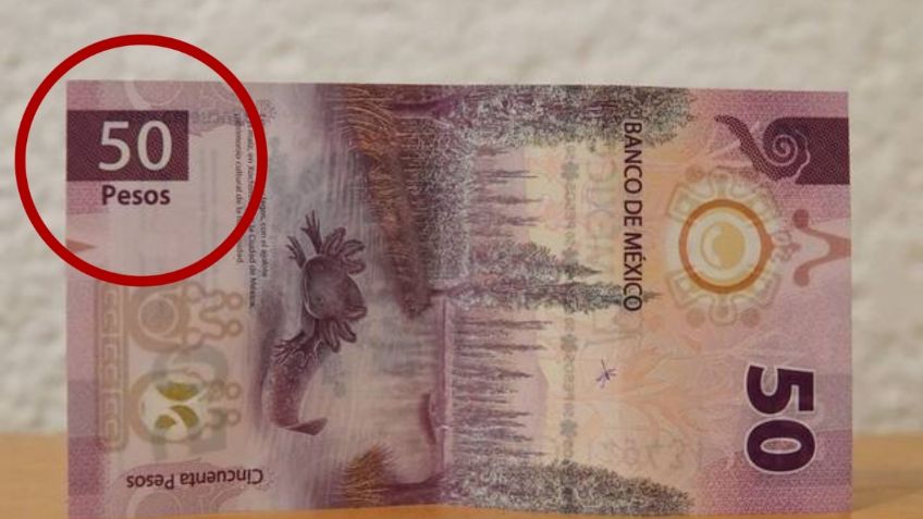 400 MIL pesos a quien tenga este billete de 50 pesos que se distingue por esta particular letra | FOTO