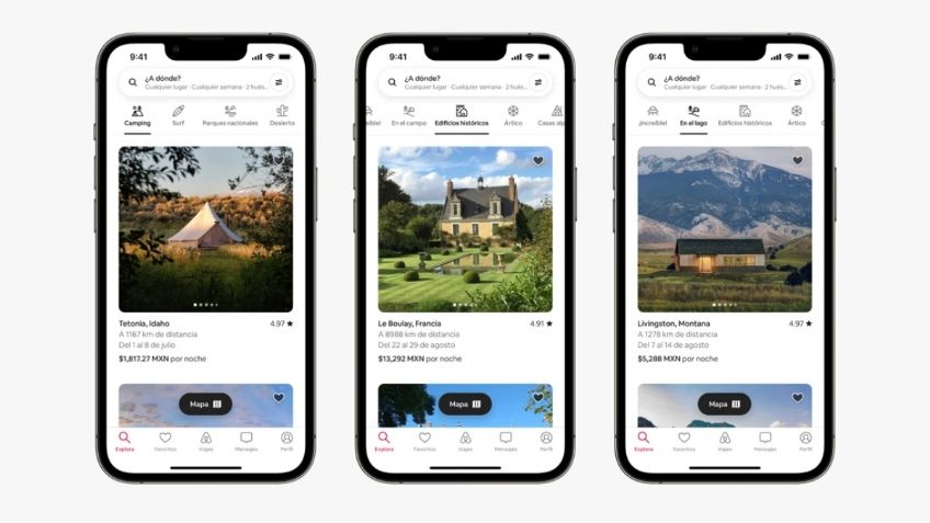 Airbnb se acopla a la nueva forma de viajar y anuncia cambios en su app