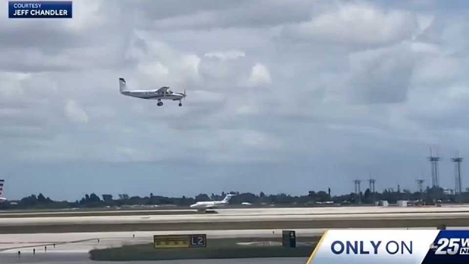 El piloto de la aeronave se desmayó en el aire.