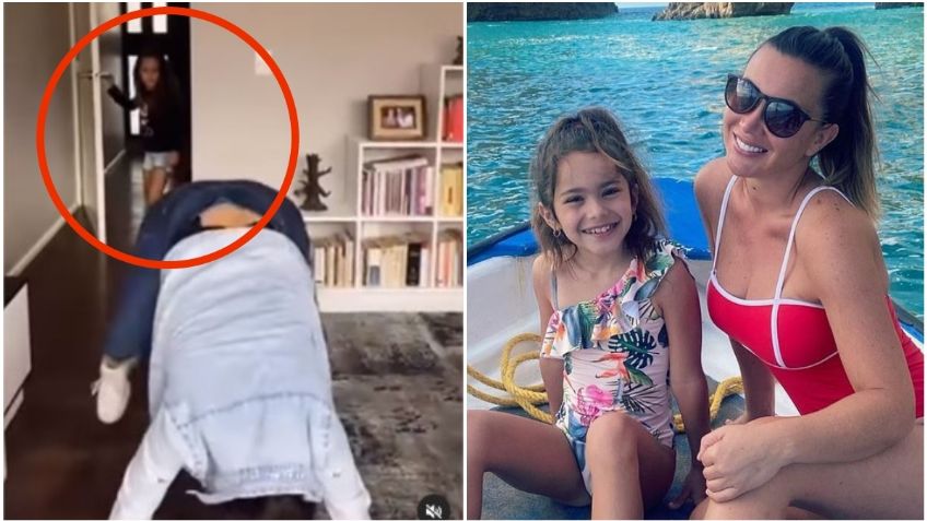 Mariazel espanta a su hija al perrear hasta el suelo; así fue su reacción: VIDEO