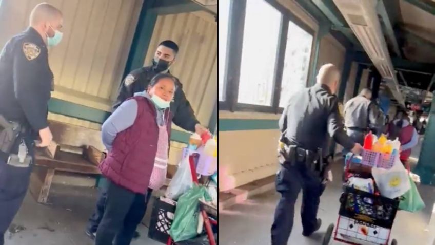 VIDEO: Indigna polémico arresto de una mamá por vender fruta en el Metro