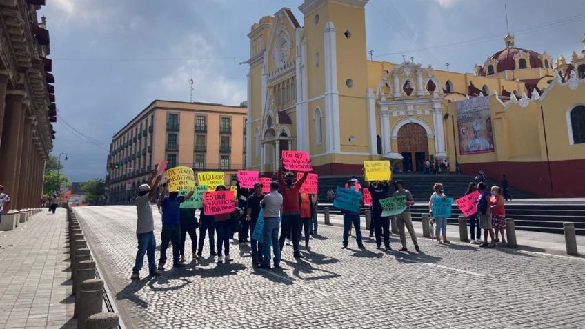 Exigen liberación de Elpidia; la acusan de matar a ciclista en Veracruz