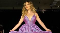 Mía Rubín presume elegante vestido lila y la llenan de elogios | FOTOS