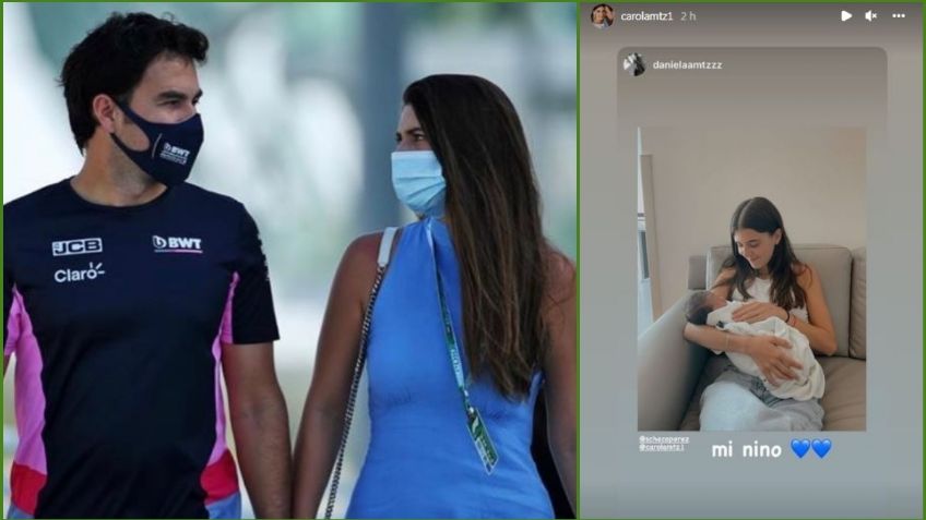 Checo Pérez recibe a su tercer hijo con esta FOTO