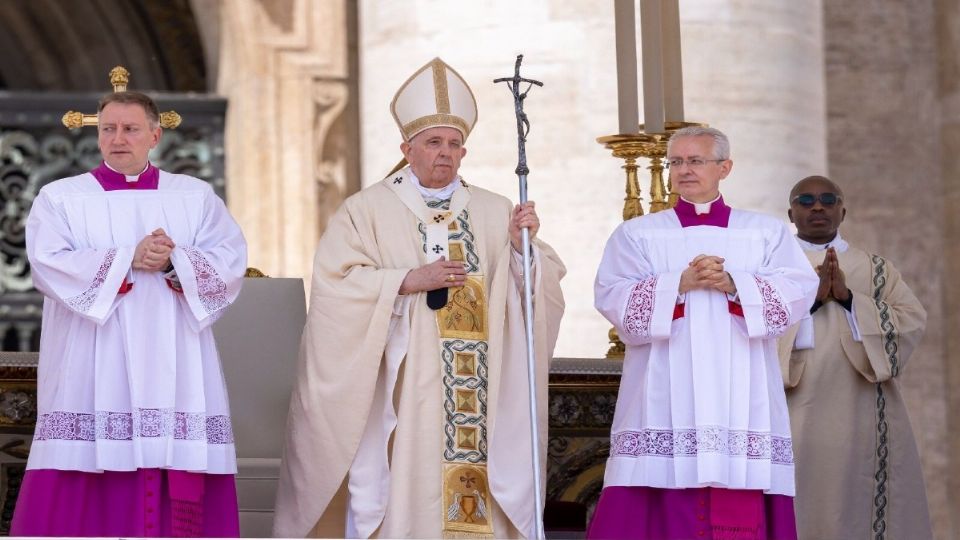 Al final de la celebración, el Papa Francisco rezó el Regina Coeli.