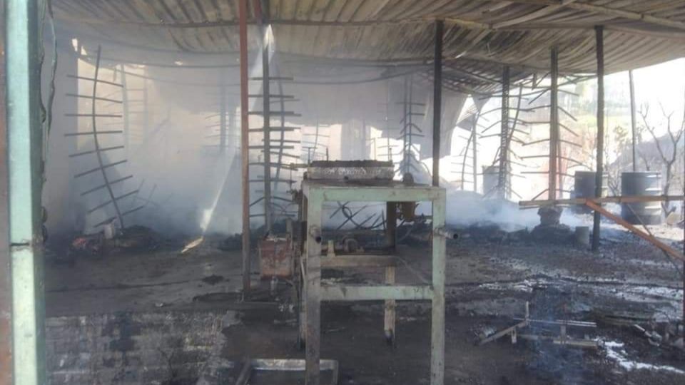 Incendio arrasa con una bodega de pirotecnia Chimalhuacán