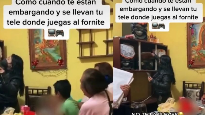 VIDEO VIRAL: Niño llora porque le embargaron su televisión y se vuelve viral en TikTok