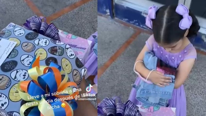 TikTok: Tío lleva a su sobrina a una fiesta infantil un día después y se hace viral | VIDEO