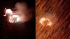 ¡De miedo! Corona de pirotecnia se desprende de un castillo de fuegos artificiales y cae sobre asistentes en Edomex | VIDEO