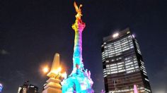 Monumentos de la CDMX se encienden para conmemorar el Día Nacional Contra la Homofobia