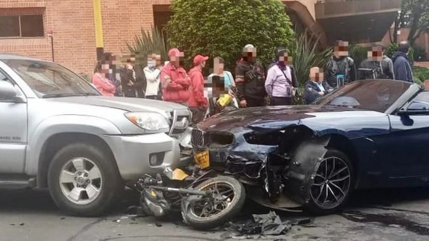 "Fue en legítima defensa": abogado arrolla sin piedad con su BMW a dos rateros I VIDEO