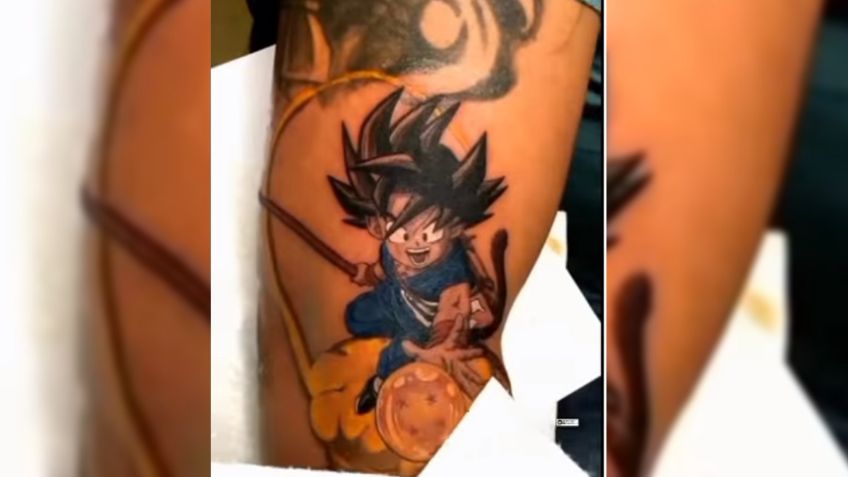 Este famoso GRUPERO se tatuó a Goku ¿es su gusto culposo? VIDEO