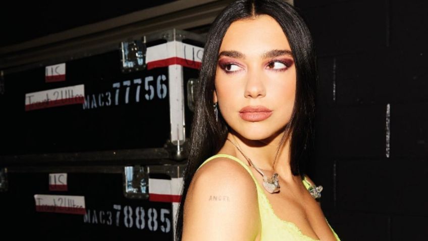 Dua Lipa se deja ver en calles de Berlín en vestido transparente y sin ropa interior | FOTO