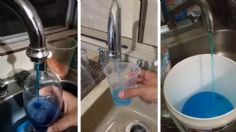 Ciudadanos de Monterrey reportan "agua azul" saliendo de sus grifos: VIDEO