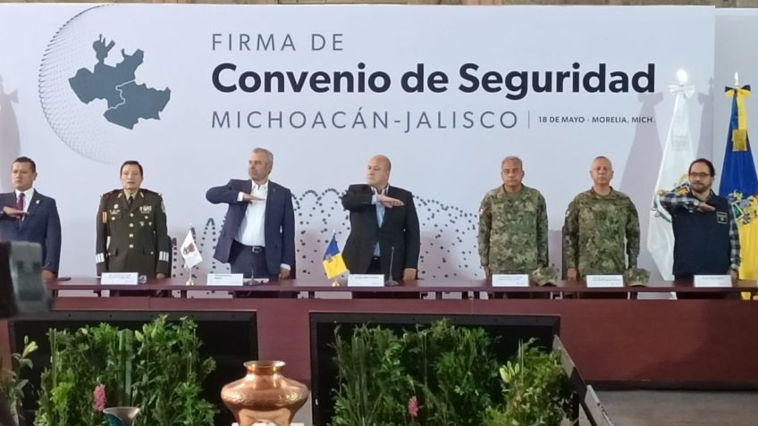 Michoacán y Jalisco firman convenio de Seguridad para mejorar condiciones de la población