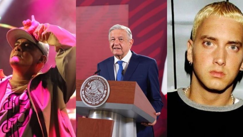 "Si quiere paro, ahí estaré": la respuesta de Aczino tras la supuesta canción de Eminem contra AMLO