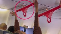 "No tiene respeto por sí misma”: Modelo muestra su ropa interior en pleno vuelo y usuarios la atacan en redes | VIDEO