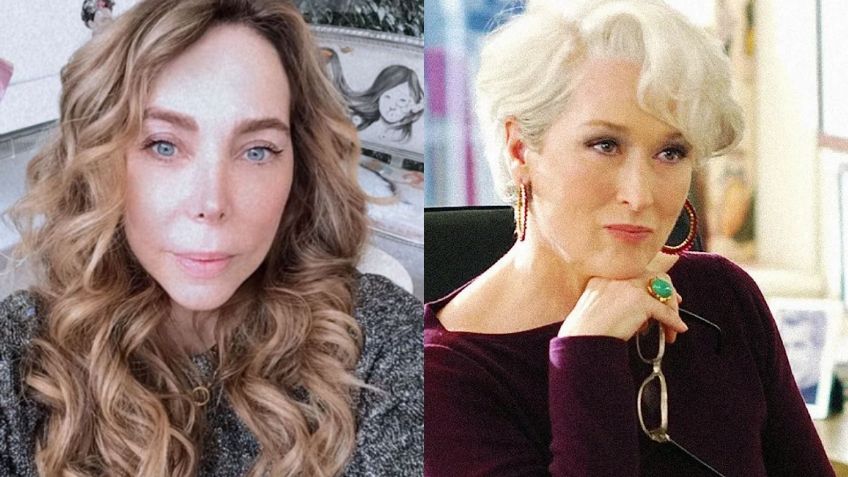 Comparan a mamá de Belinda con "Miranda" de "El diablo viste a la moda", maquillista narra la historia