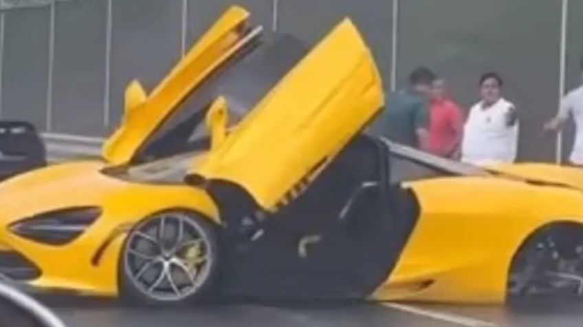 La historia detrás del McLaren de 6 millones de pesos que chocó en la autopista Naucalpan-Toluca | VIDEO