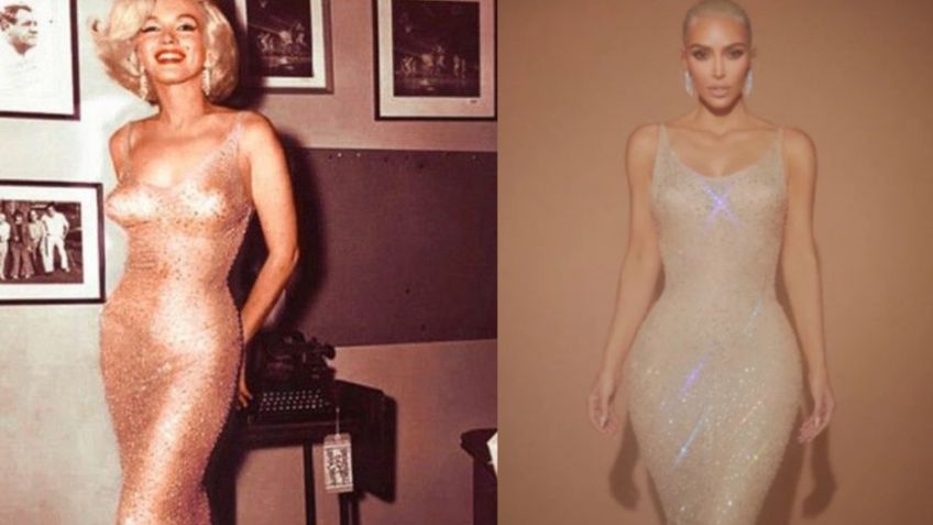 Kim Kardashian usa el 'naked dress' de Marilyn Monroe en la Met Gala 2022 ¡La reina de la noche! | FOTO