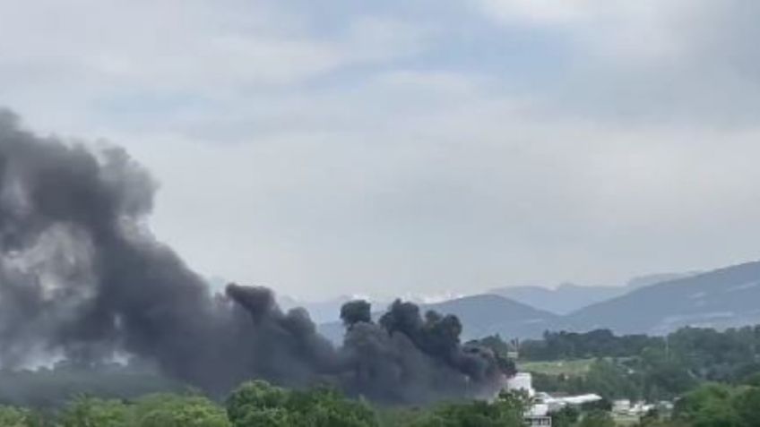 Impactantes imágenes, se registra explosión cerca del aeropuerto de Ginebra, Suiza: VIDEO