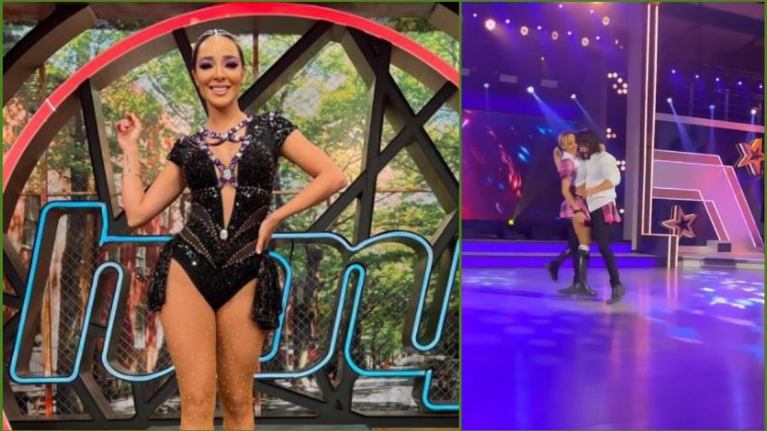 Con falda de colegiala y ombliguera, Manelyk se robó las miradas en 'Las Estrellas Bailan en Hoy' | VIDEO