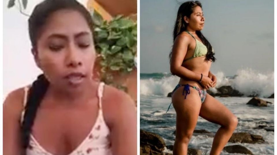 Yalitza Aparicio en bikini. FOTO: Especial