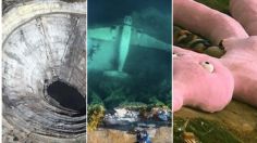 Un hoyo en la tierra o un avión sumergido: FOTOS de drones que expusieron misteriosos secretos