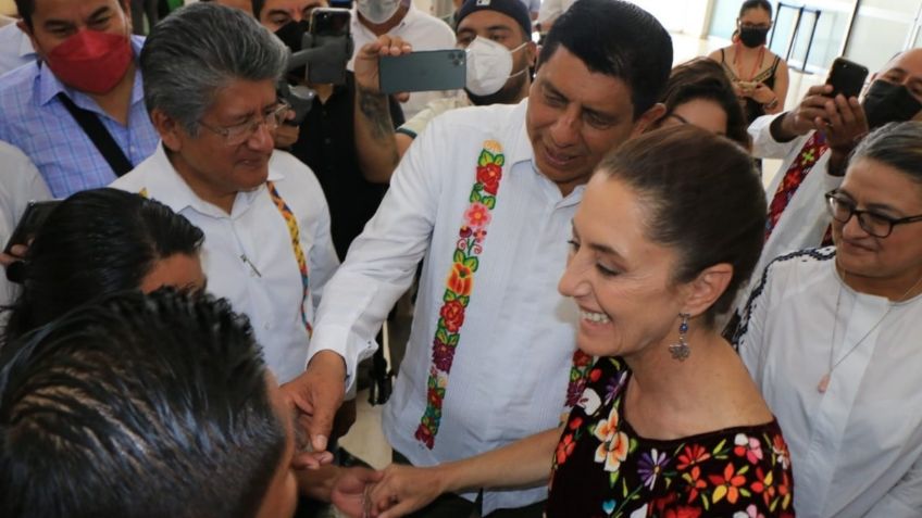 Vaticina Claudia Sheinbaum triunfo de Salomón Jara en Oaxaca y de Morena en 5 Estados más con elección