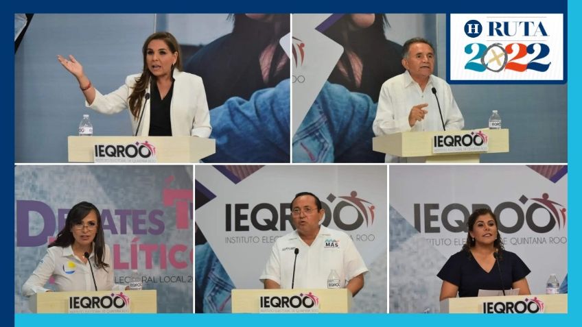 Debaten aspirantes a la gubernatura de Quintana Roo