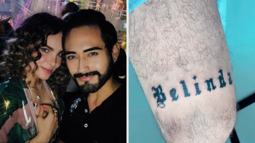 Adiós Nodal: Tiktoker se tatúa el nombre de Belinda en grande y su madre lo comparte