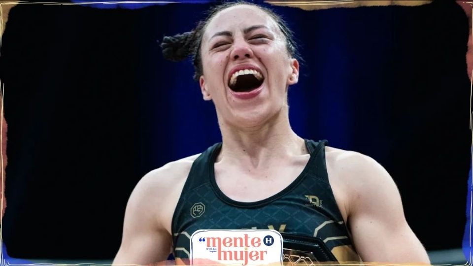 Victoria Guadalupe Tamez Alba es la primera mujer latinoamericana Campeona de Lux Fight League, peso mosca