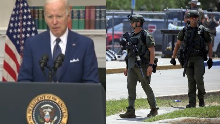 "Por el amor de Dios": Joe Biden condena tiroteo en escuela de Texas que dejó 19 niños muertos | VIDEO