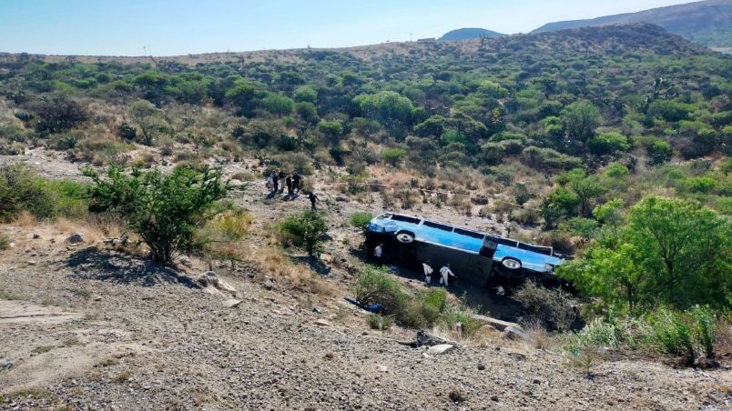 En el autobús siniestrado iban indocumentados de diversas nacionalidades.