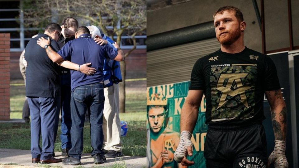 'El Canelo' Álvarez envió sus condolencias a los familiares de las víctimas del tiroteo en texas