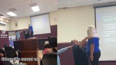 Sinaloa: Profesor envuelve a un joven en condón gigante y el increíble momento se vuelve viral | VIDEO