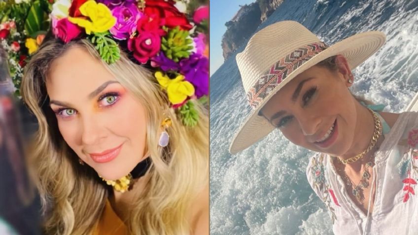 Aracely Arámbula da cátedra de estilo con 5 bikinis estampados perfectos para verano