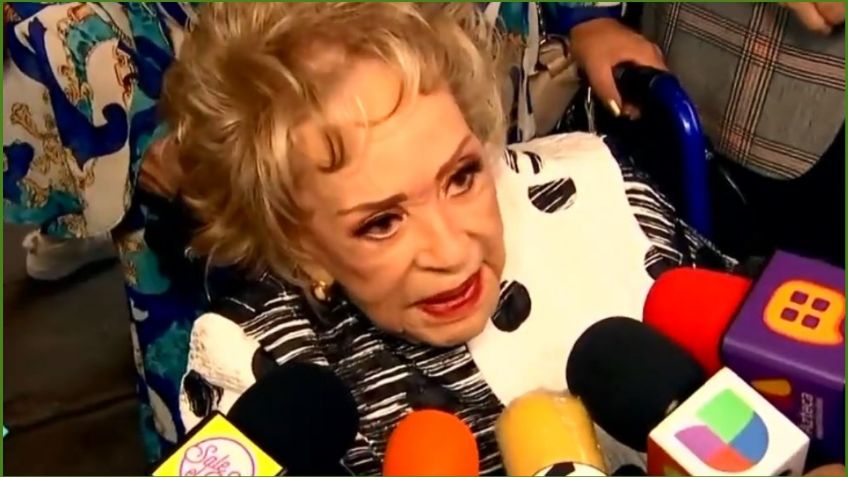 "Silvia Pinal reaparece ante los medios tras el fiasco de ""Caperucita, qué onda con tu abuelita"" | VIDEO"