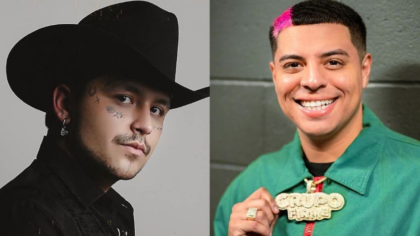 ¿Christian Nodal quiere ser como Eduin Caz? ESTAS son las acciones que "le copió" a los músicos de Grupo Firme