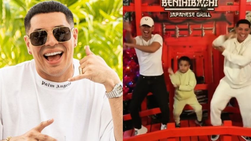 Eduin Caz tiene un hijo “tiktoker” y ¡baila mejor que su papá y su tío! | VIDEO