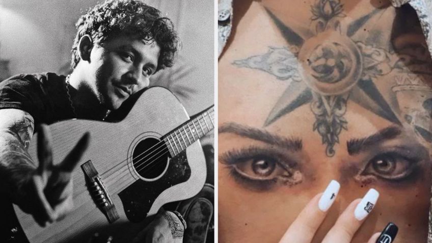 Christian Nodal: Así luce el tatuaje con el que reemplazó el de los ojos de Belinda en el pecho | FOTO