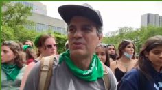 Mark Ruffalo "Hulk" se pone el pañuelo verde y marcha a favor del aborto en Estados Unidos