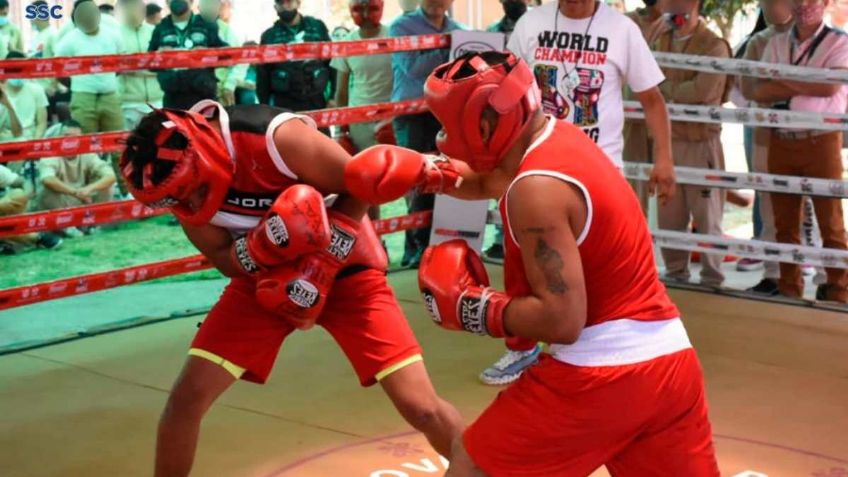 Inauguran gimnasio de box en el penal de Santa Martha Acatitla