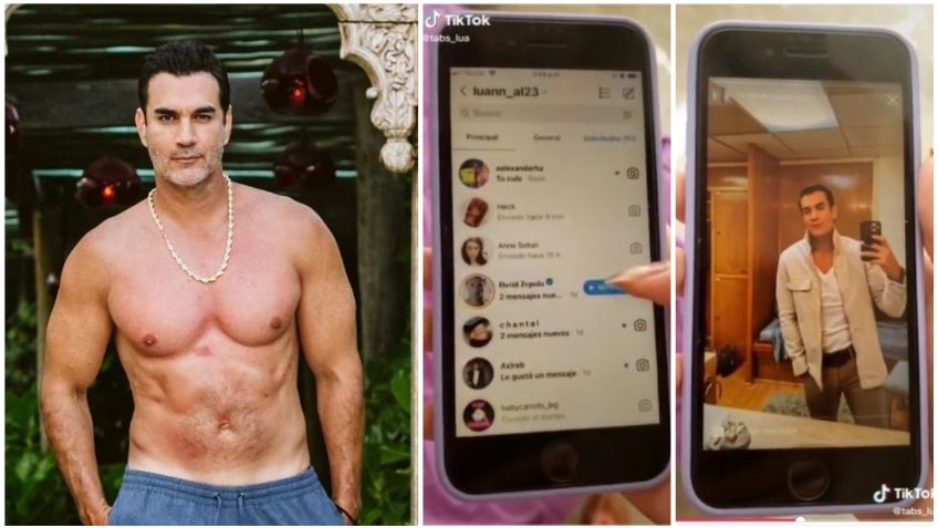 Exhiben a David Zepeda por "intentar ligar" a sus seguidoras en TikTok