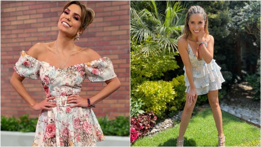 Andrea Escalona: 5 LOOKS en mini vestido de flores perfectos para el verano