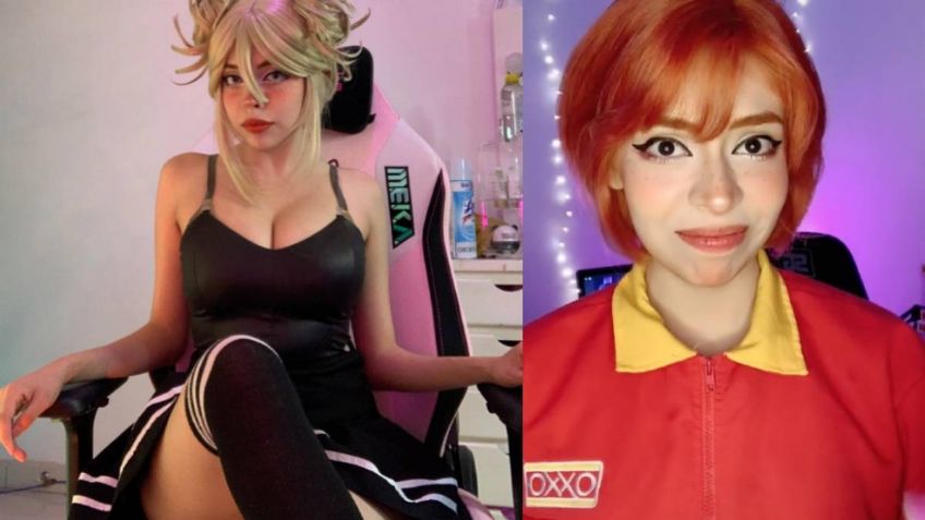 Atractiva cosplayer finge ser cajera del Oxxo y estalla las redes con graciosos tiktoks