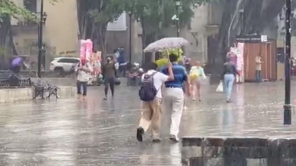 En Oaxaca se han registrado lluvias a lo largo del día.