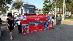 Caravana de madres de migrantes desaparecidos llega a Villahermosa